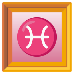 Pisces and framed picture