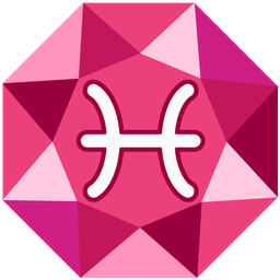Pisces and gem stone