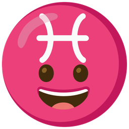 Pisces and Grinning face