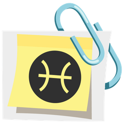 Pisces and linked paperclips