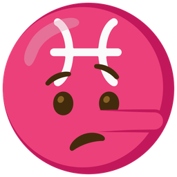 Pisces and lying face