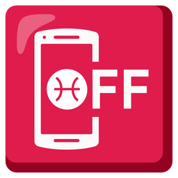 Pisces and mobile phone off