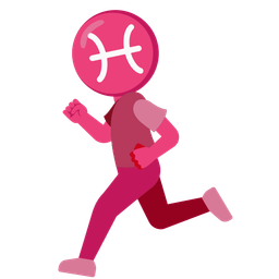 Pisces and running shoe