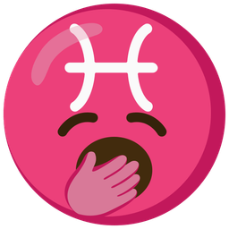 Pisces and yawning face
