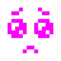 Pleading face and Alien monster