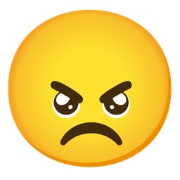 Pleading face and Angry face