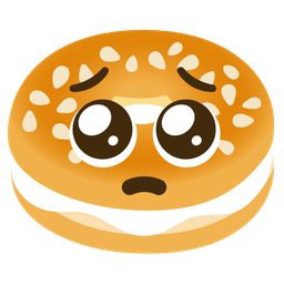 Pleading face and Bagel