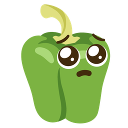 Pleading face and Bell pepper