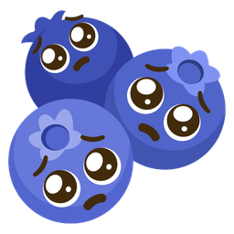 Pleading face and Blueberries