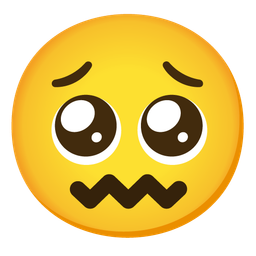 Pleading face and Confounded face