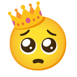 pleading face and crown