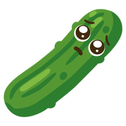 Pleading face and Cucumber