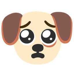 Pleading face and Dog face