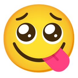 Pleading face and Face savoring food