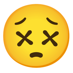 Pleading face and Face with crossed-out eyes