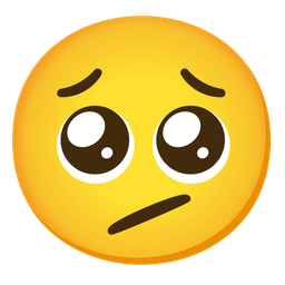 Pleading face and Face with diagonal mouth