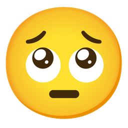 Pleading face and Face with rolling eyes