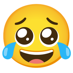 Pleading face and Face with tears of joy