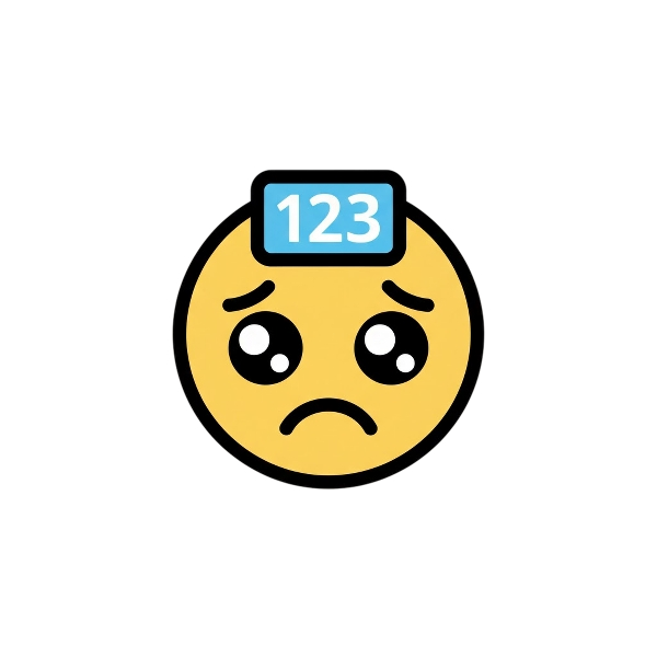 Pleading face and Input numbers