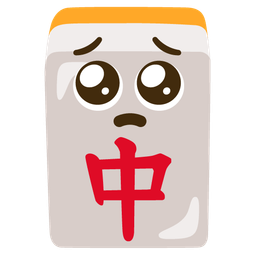 Pleading face and Mahjong red dragon