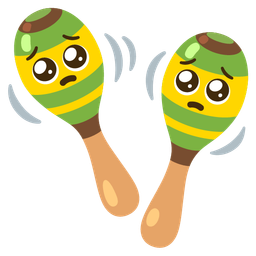 Pleading face and Maracas