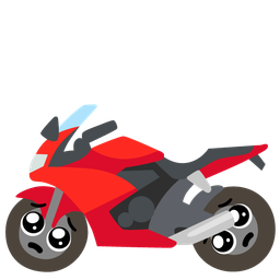 Pleading face and Motorcycle