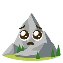 Pleading face and Mountain