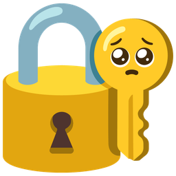 Pleading face and Old key