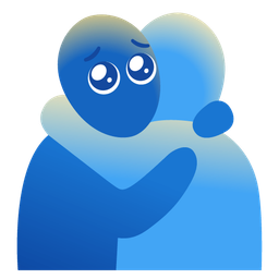 Pleading face and People hugging