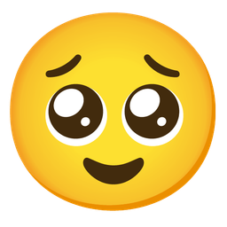 Pleading face and Relieved face