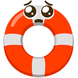 Pleading face and Ring buoy