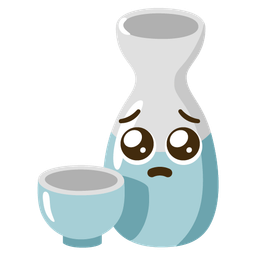 Pleading face and Sake