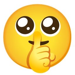 Pleading face and Shushing face