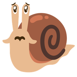 Pleading face and Snail