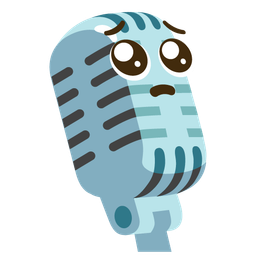 Pleading face and Studio microphone