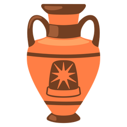 police car light and amphora