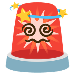 police car light and dizzy