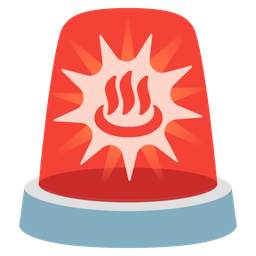 police car light and hot springs