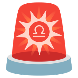 police car light and Libra