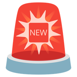 police car light and NEW button