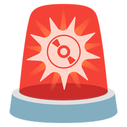 police car light and optical disk