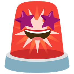 Police car light and Star-struck