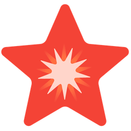 police car light and star