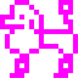 Poodle and Alien monster