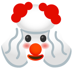 Poodle and Clown face