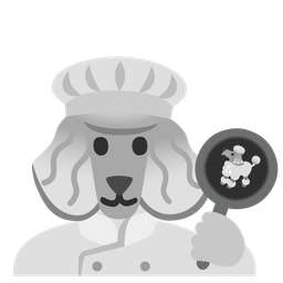 Poodle and Cooking