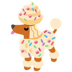 Poodle and Cupcake