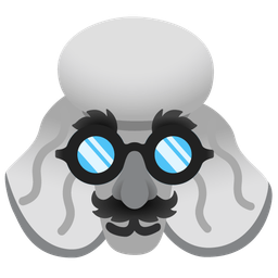 poodle and disguised face