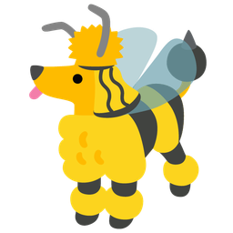 Poodle and Honeybee