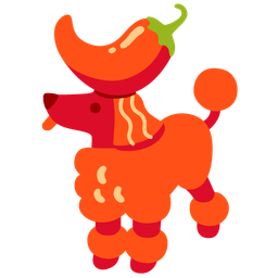Poodle and Hot pepper